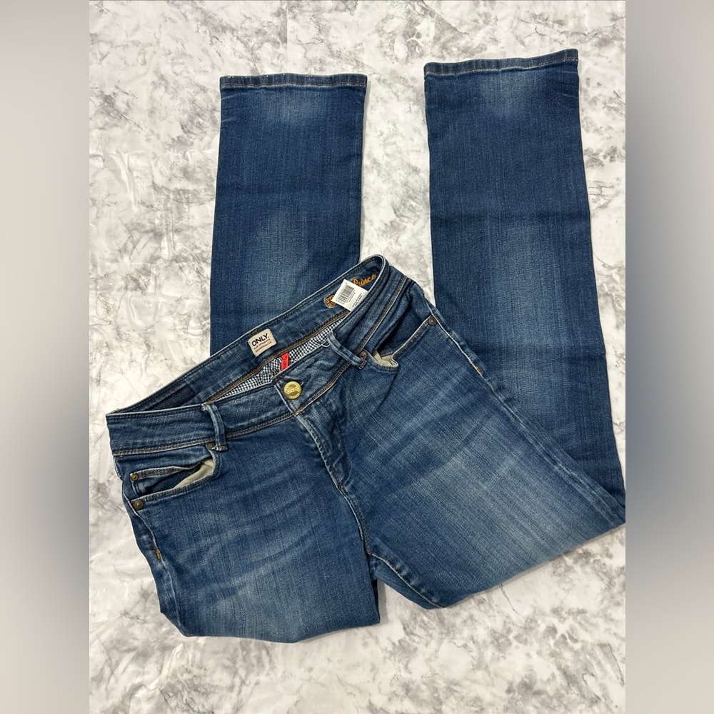 Only Blue Behaviour Since Forever And A Day Stretch Denim Jeans Sz 30W 30L.   16